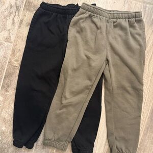 Volcom Kids' Black and Olive Sweatpants